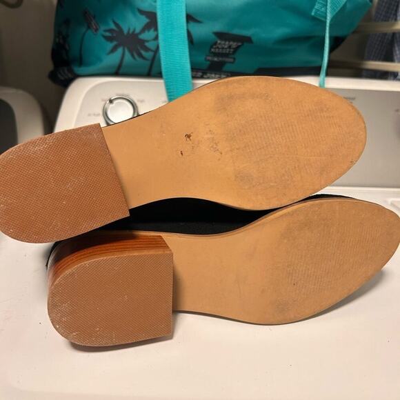 Steve Madden Ankle Black Lancaster Leather Boots Womens 7.5 - Picture 5 of 6